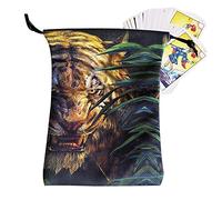 sacchetti di stoffa per dadi, sacchetti per gioielli con coulisse - Nuovi sacchetti regalo in tessuto di piccole dimensioni con stampa di animali per carte Oracle, gioielli, carte da gioco da tavolo,