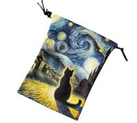 Sacchetti di tarocchi sacchetti, busta della carta dei tarocchi - 13x18 cm Stiphtring Dice Holder Storage,Gioielli che trasportano la custodia per gli appassionati di tarocchi, al sicuro per le carte