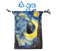 Sacchetti di tarocchi sacchetti, busta della carta dei tarocchi - Porta del sacchetto da a core di dotto di 13x18 cm | Custodia protettiva per il mazzo per i mazzi Oracle Tarocchi e carte da di dimens