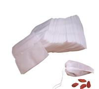 Sacchetti di tè per tè alla rinfusa,Sacchetti di tè vuoti per tè sfuso,Sacchetti filtro da tè - 100 sacchetti naturali non sbiancati per caffè infuso a freddo, sacchetti filtro per tè non tessuti per