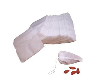 Sacchetti di tè per tè alla rinfusa,Sacchetti di tè vuoti per tè sfuso,Sacchetti filtro da tè - 100 sacchetti naturali non sbiancati per caffè infuso a freddo, sacchetti filtro per tè non tessuti per