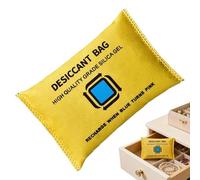 Sacchetti disidratanti per stoccaggio, 200 g riutilizzabili con indicatore di cambiamento di colore, disidratante riutilizzabile per armadietto, cassetto, ufficio, casa, auto, cucina, camera da