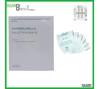 SACCHETTI + DOVINA 6 PZ SUPER FILTRELLO FOLLETTO VK130 - VK131 ORIGINALI