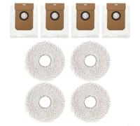 Sacchetti e panni per mocio Cecotec per conga 11090 riutilizzabili | Superfine per panni in fibra, morbidi e antigraffio, ad alto assorbimento, riutilizzabili, adatti per conga 11090