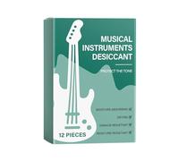 Sacchetti Essiccanti per Chitarra 12 Pezzi,Deumidificatori per Strumenti Musicali | Sacchetti Assorbiumidità per Manutenzione Cura Protezione Basso Violino Ukulele