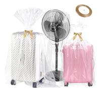 Sacchetti extra large in plastica trasparente, 5 pezzi, 100 x 150 cm, enormi sacchetti di plastica per bagagli, valigie, mobili, piumoni, sedie, giocattoli di peluche