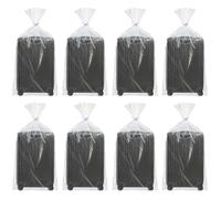 Sacchetti Extra Large in Plastica Trasparente,8 Pezzi 90*126xm Protezione Copertura Valigia in PVC,Sacchetti di Plastica Piatti Grandi, Resistenti alla Polvere, Perfetti per Coperte, Valigie, Peluche