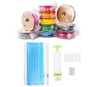 Sacchetti filamento 11.81x13.39" con pompa, clip e essiccante - 30pz