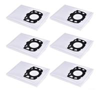Sacchetti filtranti antistrappo per Kärcher per aspirapolvere wd 5.800 | Set da 6 pezzi, elevata capacità di aspirazione, su misura per wd 5.800, tessuto non tessuto antistrappo, facile da montare