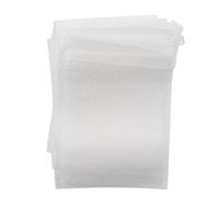 Sacchetti filtranti riutilizzabili per tè Bustine da tè in tessuto non for uso alimentare con chiusura a cordino, bianche, diverse misure, 100 pezzi(5 x 7cm)