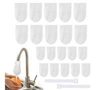 Sacchetti filtranti universali per rubinetto, 20 pezzi, protezione dagli spruzzi, sacchetti filtro 'acqua per rubinetto da cucina, per casa, camper, , lavanderia, ristorante, bar all'aperto