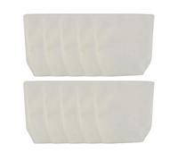 Sacchetti Filtro 20/10/4 Pezzi, Compatibili Con Einhell, | Aspirapolvere Power X-Change TE-VC 18 Li-Solo TE-HV 18/06(10 PACK)