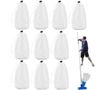 Sacchetti Filtro a Maglia per Aspirapolvere Piscina,Ricambi Filtri per Pulitore Piscina | Dieci Pezzi Borse Nylon Riutilizzabili Accessori Pulizia Acqua per Sporcizia Capelli Sabbia Detriti
