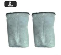 Sacchetti filtro in tessuto da 10 litri per aspirapolvere ProTeam, lavabili e riutilizzabili, compatibili con Super Coach Pro10 e GoFit 10, triangolari, 25,4 x 35,5 cm (confezione da 2)