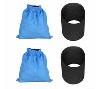 Sacchetti filtro per aspirapolvere MV1 WD1 WD2 WD3 NT Series robusto materiale tessile aderente bianco 4 pezzi (A)