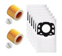 Sacchetti Filtro per carta 6 per Aspiratore per kärcher Sacchetti | Compatibile WD3 WD2, installazione per facile, ricambio diretto, profonda, sana