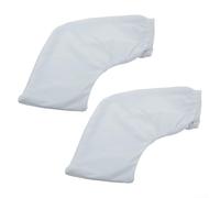 Sacchetti filtro per piscina AIPER Pilot H1 in nylon, con struttura a pori fini, lavabili e riutilizzabili, colore bianco (2 pezzi)