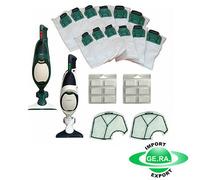 SACCHETTI FOLLETTO VK 140 VK 150 12PZ +12 PROFUMI +2 FILTRO MOTORE SACCHI FILTRI