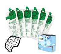 SACCHETTI FOLLETTO VK 140 VK 150 6 PZ + GRANULI PROFUMATI TALCO+ FILTRI COMPATIBILI
