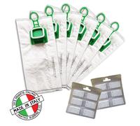 SACCHETTI FOLLETTO VK 140 VK 150 MADE IN ITALY 12PZ + 12 PROFUMI