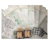 SACCHETTI FOLLETTO VK135/136 12SACCHETTI+12PROFUMI+2FILTRI HEPA+2 GRIGLIE MOTORE