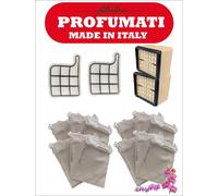 SACCHETTI FOLLETTO VK135 136 PROFUMATI 12 + 2 FILTRO HEPA + 2 GRIGLIA VORWERK