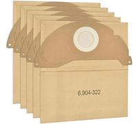 Sacchetti for aspirapolvere, compatibili con Kärcher, WD2 MV2 WD 2.200 WD2250 A2004 A2054 A2099 6.904-322.0, sacchetti di carta for aspirapolvere for Kärcher WD(5PCS)
