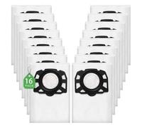 Sacchetti For Aspirapolvere, Compatibili Con Karcher, 2.863-314.0 KFI 357, WD 2 Plus, WD 3, WD3S, KWD 1, KWD 2, KWD 3, MV 3, SE 4001, SE 4002 Robot Aspirapolvere(16pcs)