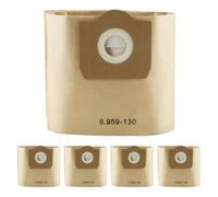 Sacchetti For Aspirapolvere, Compatibili Con Karcher, 6.959-130.0 WD3, Sacchetto Filtro In Carta, Compatibile Con Kärcher, WD3/WD3P/MV3/A2204/A2204/A2534/SE 4001/SE 4002(5PCS)
