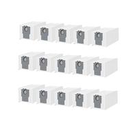 Sacchetti for aspirapolvere robot, compatibili con Roborock, QV 35A/Saros 10/10R/Q Revo/Qrevo S/S8 MaxV Ultra(15pcs)