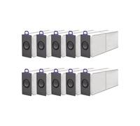 Sacchetti for la polvere, compatibili con NARWAL Flow 2, ricarica sistema di drenaggio robot aspirapolvere e scopa pezzi di ricambio(Dust bag 10 pcs)
