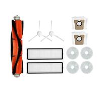 Sacchetti for la polvere con filtro compatibili con Dreame L10s Ultra, S10, S10 Pro, Xiaomi Mijia Omni X10+, accessori for aspirapolvere robot Spazzola laterale principale (Color : Set 4)