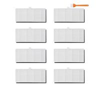 Sacchetti for la polvere con filtro Hepa in tessuto for spazzole laterali principali compatibili con l'aspirapolvere robot Lydsto R1 (Color : Filter 8)