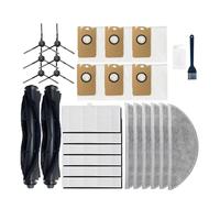 Sacchetti for la polvere con filtro Hepa in tessuto for spazzole laterali principali compatibili con l'aspirapolvere robot Lydsto R1 (Color : B)