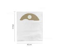 Sacchetti for la polvere di ricambio M17K, compatibili con Karcher, sistema di attacco for aspirapolvere NT22/1 - codici articolo 2.889-217.0, 1.378-600.0, 28892170(White 10PCS)