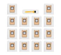Sacchetti For La Polvere E25 Compatibili Con L'aspirapolvere Robot Eufy E28 Omni/E25 Omni, Grande Capacità 3 Litri, Design Resistente Agli Strappi(14 Pcs Bags 1 Brush)