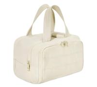 Sacchetti for trucco con cerniera fiorky, borsa for trucco da viaggio sacca for trucco, elegante sacchetto di stoccaggio casual di grande capacità di chiusura da bagno