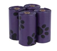 Sacchetti igienici profumati - 4 rotoli (15 sacchetti cad.), viola, profumo di lavanda