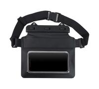 Sacchetti impermeabili con cinturino in vita regolabile Dry Bag Telefoni Marsupio Marsupio Borsa per telefono, Colore: nero.