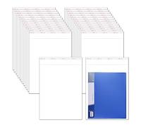 Sacchetti in Cellophan Adesivo 100 Pezzi 28x36cm Buste di Trasparenti Cellophane Autoadesivi 50µm Sacchettini OPP Plastica con Abbigliamento per T-shirt Pantaloni A4 (6 Misure a Scelta)