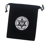 Sacchetti in morbida flanella con coulisse, sacchetti regalo con coulisse, mini custodia leggera e resistente, sacchetti per divinazione, per tarocchi, carte Oracle, rune, dadi, borse da viaggio per