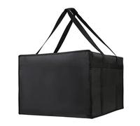 Sacchetti isolati per pizza piccoli per consegne per uso personale e professionale, Nero , L, a scacchi