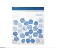 Sacchetti ISTAD Ikea Richiudibili e Riutilizzabili per freezer fino 50 °C per conservare alimenti, Varie Misure (25 pz da 1lt)