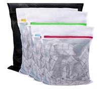 Sacchetti lavatrice biancheria, 5-Set sacchetti rete biancheria,Retina borse per lavatrice, Sacchetto lavanderia Laundry Bag Wash Bag per Camicetta, Maglieria, Scarpe, Reggiseno, Intima(colore)