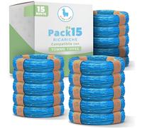 Sacchetti Mangiapannolini Universali (15) - Compatibili con Ricarica Mangiapannolini Foppapedretti e Tommee Tippee - Resistenti e Anti-Odore