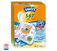 Sacchetti Microfibra x4 e Filtro Aria x1 Compatibili per Aspirazione Bosch, S...