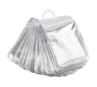 Sacchetti Mini Perline Arte Strass 50 Pezzi Riutilizzabili Conserva | Organizer Gioielli Principianti Bambini Adulti Artisti Casa Laboratorio Studio Stanza Creativa