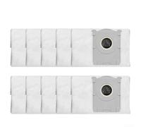 Sacchetti monouso per aspirapolvere Ecovacs per Deebot T90 Pro per serbatoio dell'acqua Omni, stazione di svuotamento automatico da 3,5 l, filtro Meltblown (confezione da 10)