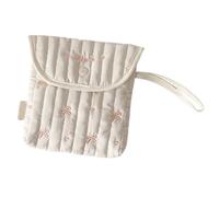 Sacchetti multiuso per il trucco con fiocchi da ricamo per uso quotidiano Borsa per riporre mestruali Pratico accessorio da viaggio Borsa cosmetica organizzata con fiocchi ricamati, D, Bellezza di