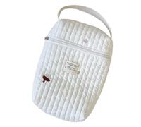 Sacchetti organizzati per pannolini - Borsa trapuntata con cerniera | Organizer portatile per con scomparti in tessuto morbido per pannolini, salviette, biberon, articoli essenziali per la cam